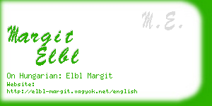 margit elbl business card